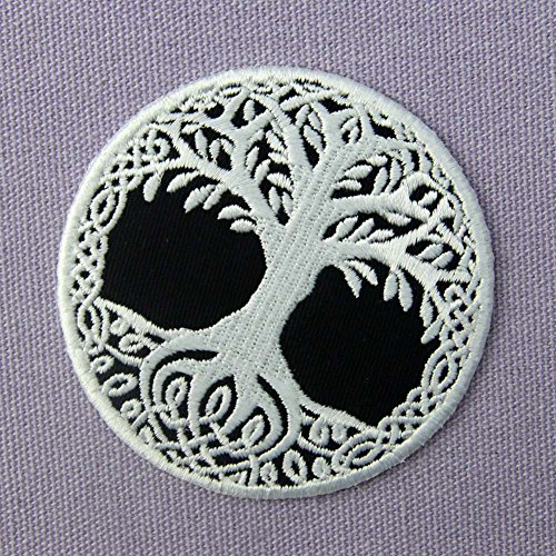 Zegin P0524-R S Yggdrasil The Tree Of Life In Norse Patch Embroidered Badge Iron thumb #2