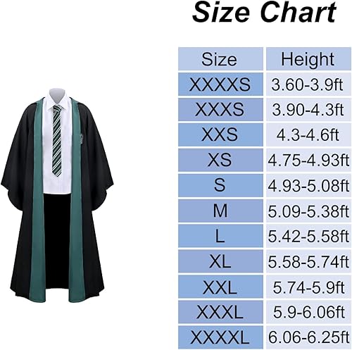 Vista 3 de Wizards Costume for Kids and Adults Halloween Role Play