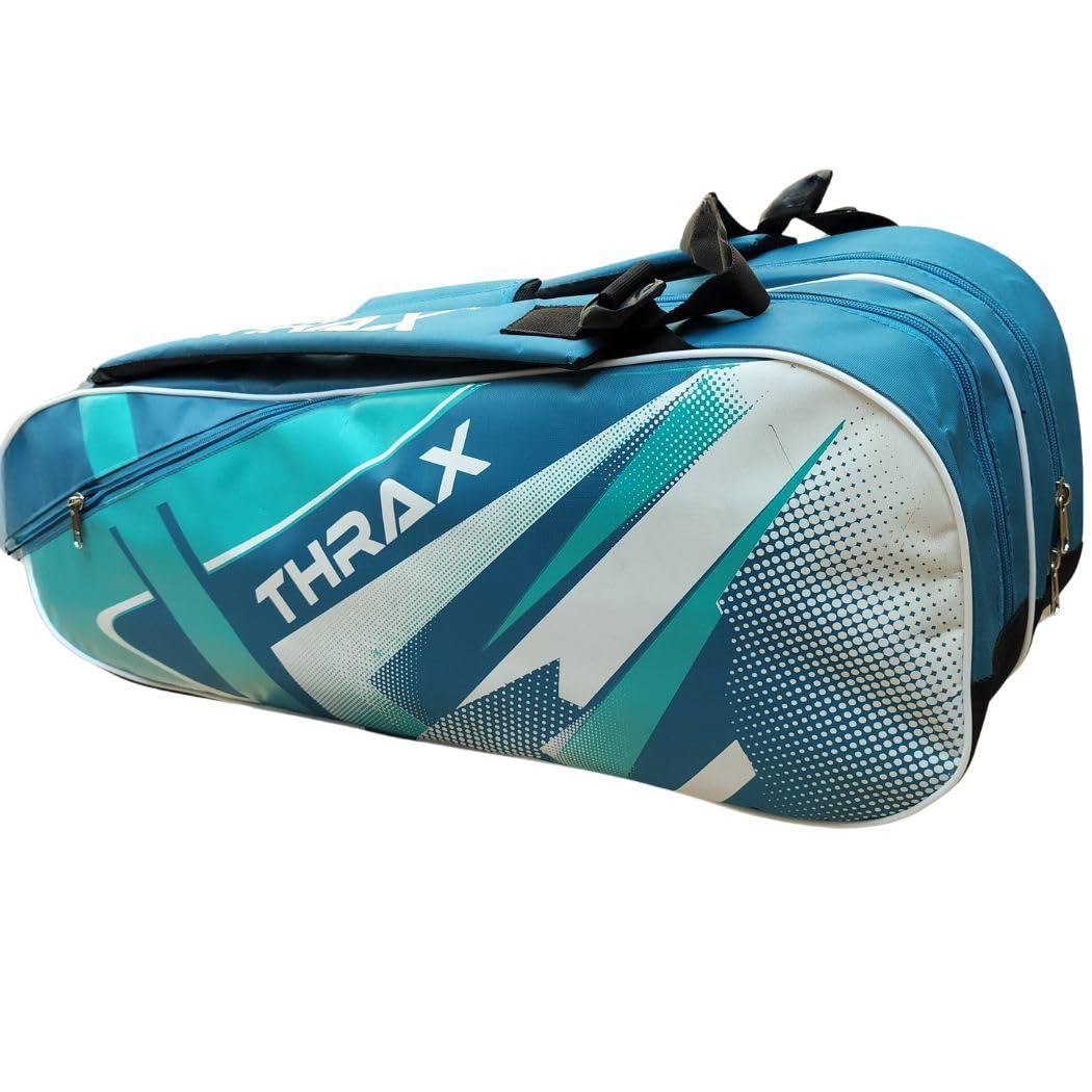 THRAX Titan Elite Badminton Kit Bag Turquoise Blue-image-30
