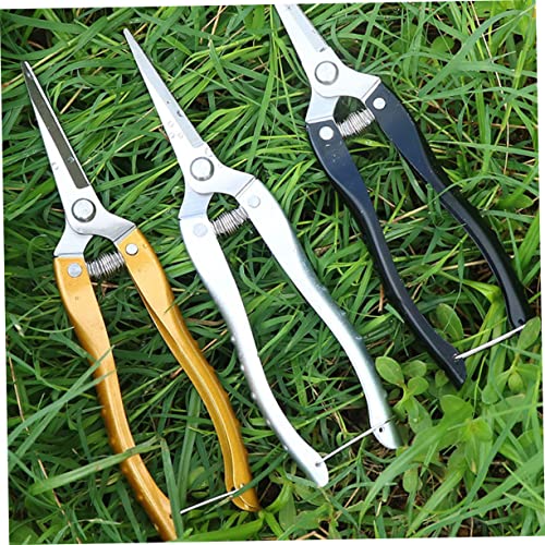 GANAZONO 6 Pçs Tesoura De Poda De Jardim Tesoura De Ramos Tesoura De Colheita Aço Inoxidável Dourado