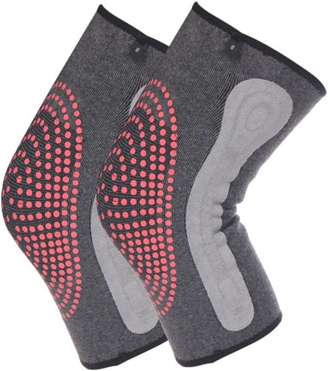 Warm Knit Knee Pads Heating Cold Leg Cover Sports Men's Protection Gear