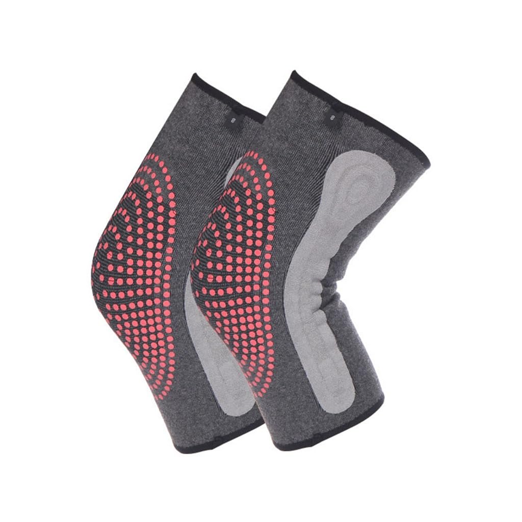 Warm Knit Knee Pads Heating Cold Leg Cover Sports Men's Protection Gear(M code)