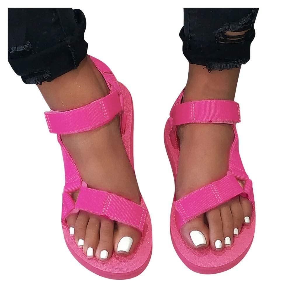 BORAMAX Sandals for Women Flat Ladies Crystal Butterfly Flip Flops Sandals Casual Beach Travel Shoes Bohemia Flat Sandals