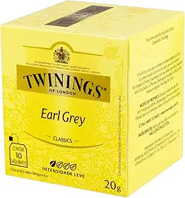 Chá Preto Earl Grey 20G - Caixa com 10 Unid