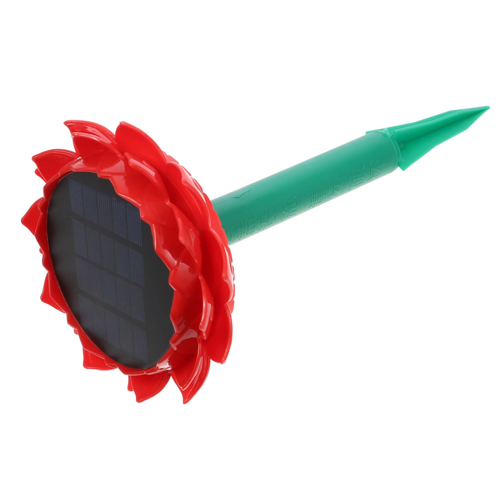 VILLCASE 1Pc Lotus Shape Outdoor Speaker Portable Solar Powered Music Player for Gardens and Patios Plays Buddha Songs Easy to Use with Music