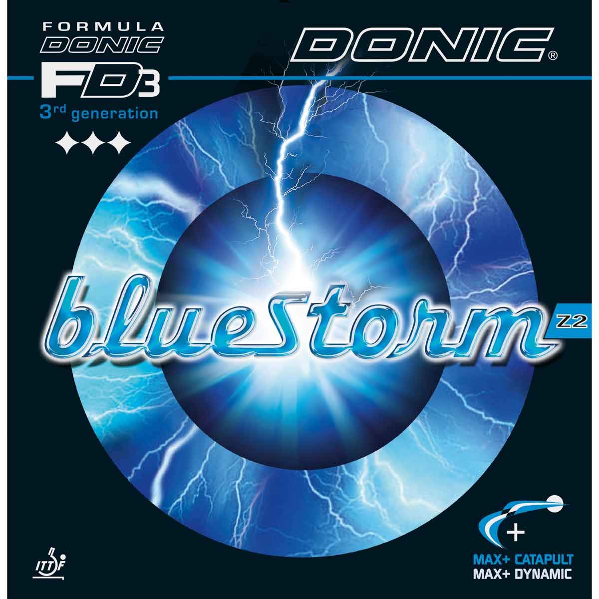 BlueStorm Z2 Donic Caoutchouc