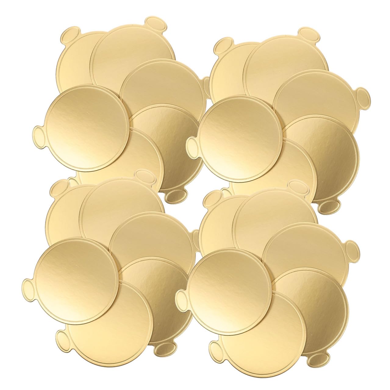 Base Rotonda per Torte e Dessert in Carta Oro, 200 Pezzi