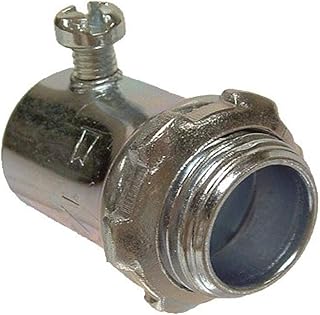 Hubbell-Raco 2003 EMT Set Screw Connector, Steel, 3/4-Inch Trade Size, 25-Pack