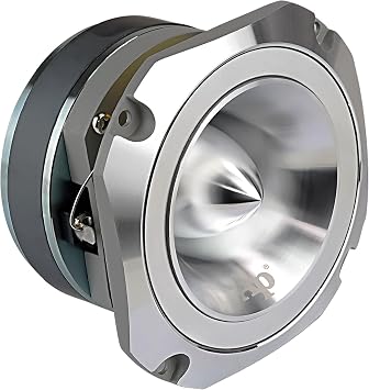 Audiopipe Heavy Duty Super Tweeter ATR-4053, 400 Watts, Die Cast Aluminum Frame, Metallic, Diamond Chrome Cutting Fnish, 1.5 Kapton Voice Coil, 4-8 Ohms