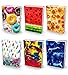Book Sox Stretchable Book Covers - Bundle of 6 Durable Hardcover Protectors For 9" x 11" Jumbo Textbooks - Washable & Reusable Non-Adhesive Nylon Fabric School Book Jackets In Jumbo Ultra Print 2018