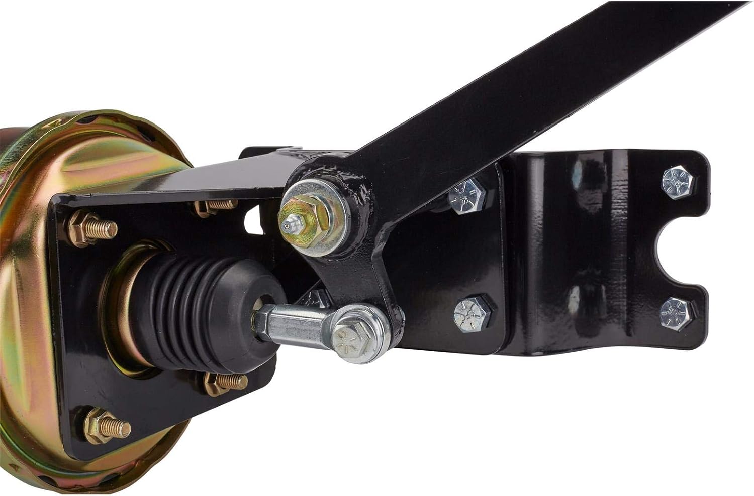 Universal 7" Brake Booster and 1" Master Cylinder Kit for Early Hot Rods and Trucks: Frame-Mounted, Fits Auto Transmission, Dual Reservoir, 6:1 Pedal Ratio, Under Floor Power Brake Conversion