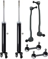 Vista 2007 de Detroit Axle - Kit de suspensión delantera de 10 piezas para Chevy Aveo Aveo5 Pontiac G3 Wave 2 Ready Struts Assembly 2 Enlaces de barra