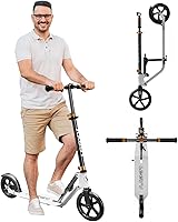 Vista 11 de Adult Scooter with Big Wheels Adjustable Height, Foldable Aluminum Frame Smooth Ride for Urban Commuting and Outdoor Fun Suitable for Teens