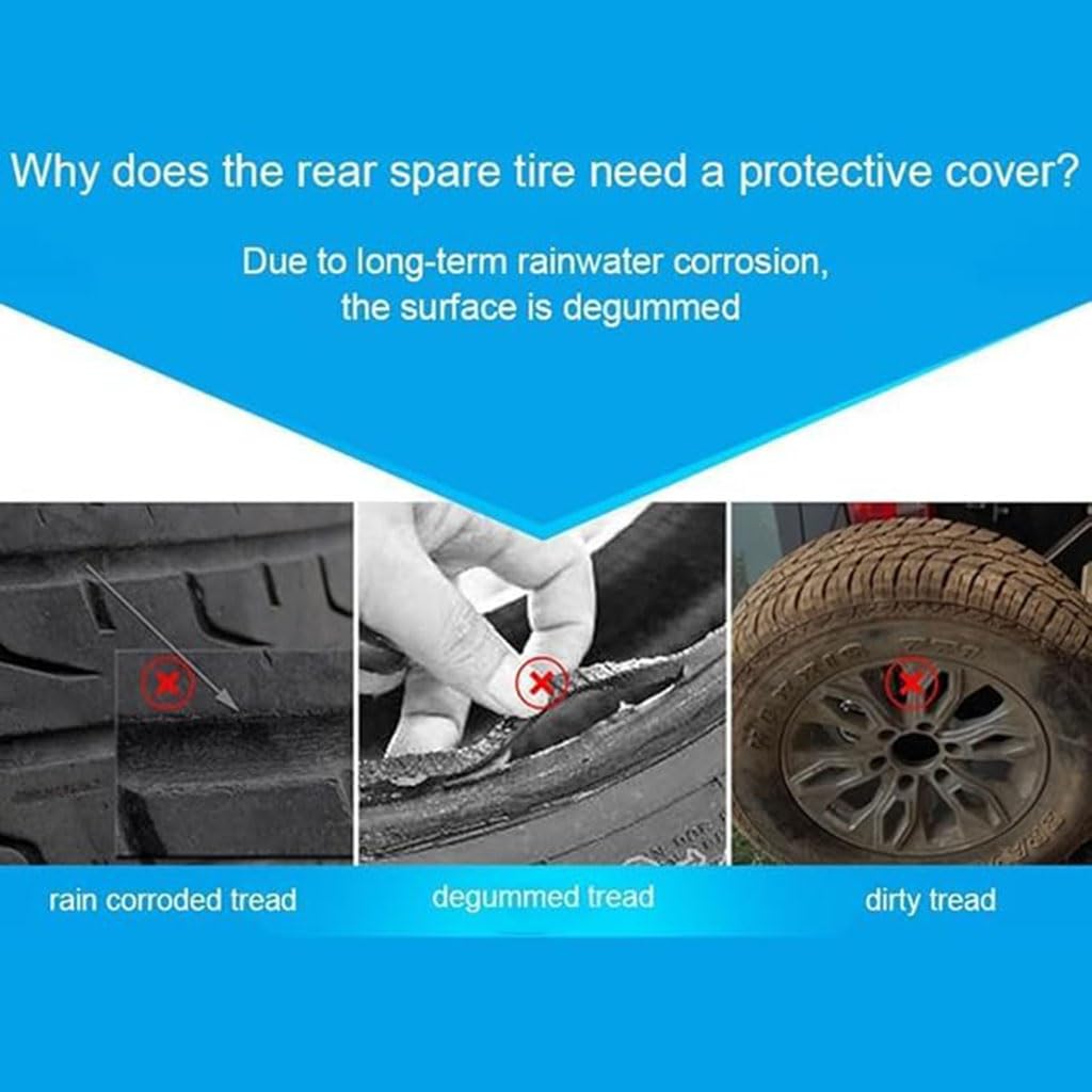Cubiertas De La Rueda De Respuesto para Suzuki Grand Vitara,Funda Rueda Repuesto Cubierta De Llanta Rueda Cubierta Protectora Cubierta para Neumáticos,15inch