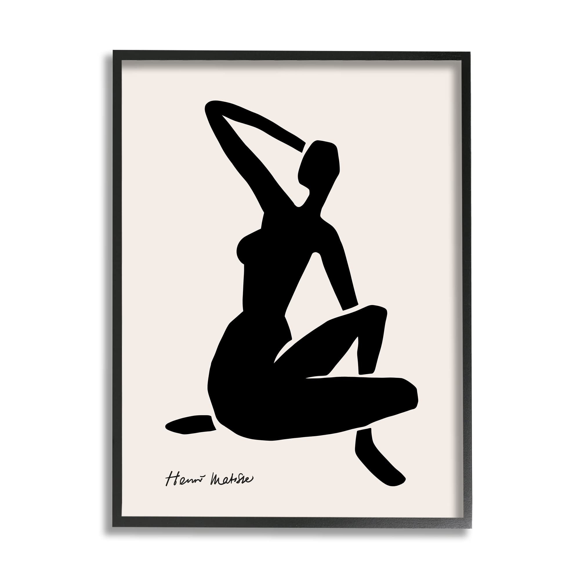 Stupell IndustriesHistoric Matisse Woman Sitting Minimal Silhouette, Design by Ros Ruseva