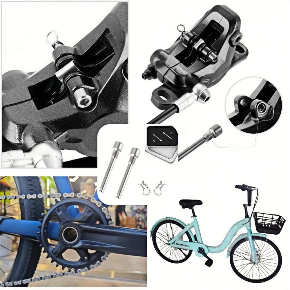 Bici Pinza Freno Vite Pastiglie Bullone, 2 Pezzi Lega di Titanio per Bicicletta Freno, Bulloni per Mountain Bike