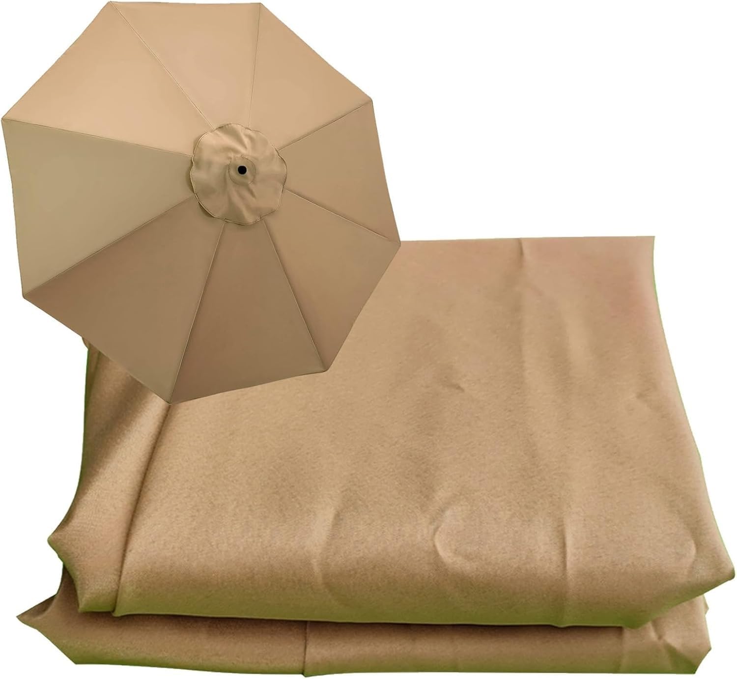 ILiemao Replacement Parasol Canopy 2 2.30 2.5 2.7 3.0 3.5m 6 Arms 8 Arms Protection for Garden Umbrella(L5,6.5ft 8 Ribs 2.0m)