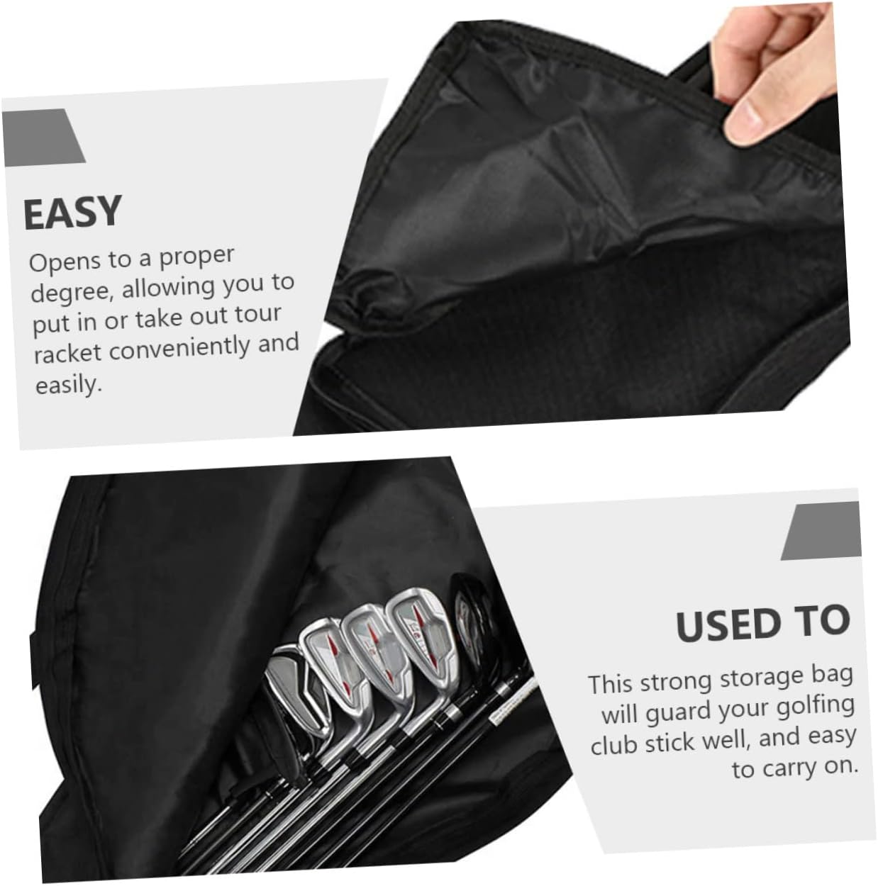 Totority 1pcs Travel Golf Bag Golf Bag Club Holder Reusable Golfing Pouch for Outdoor Activities
