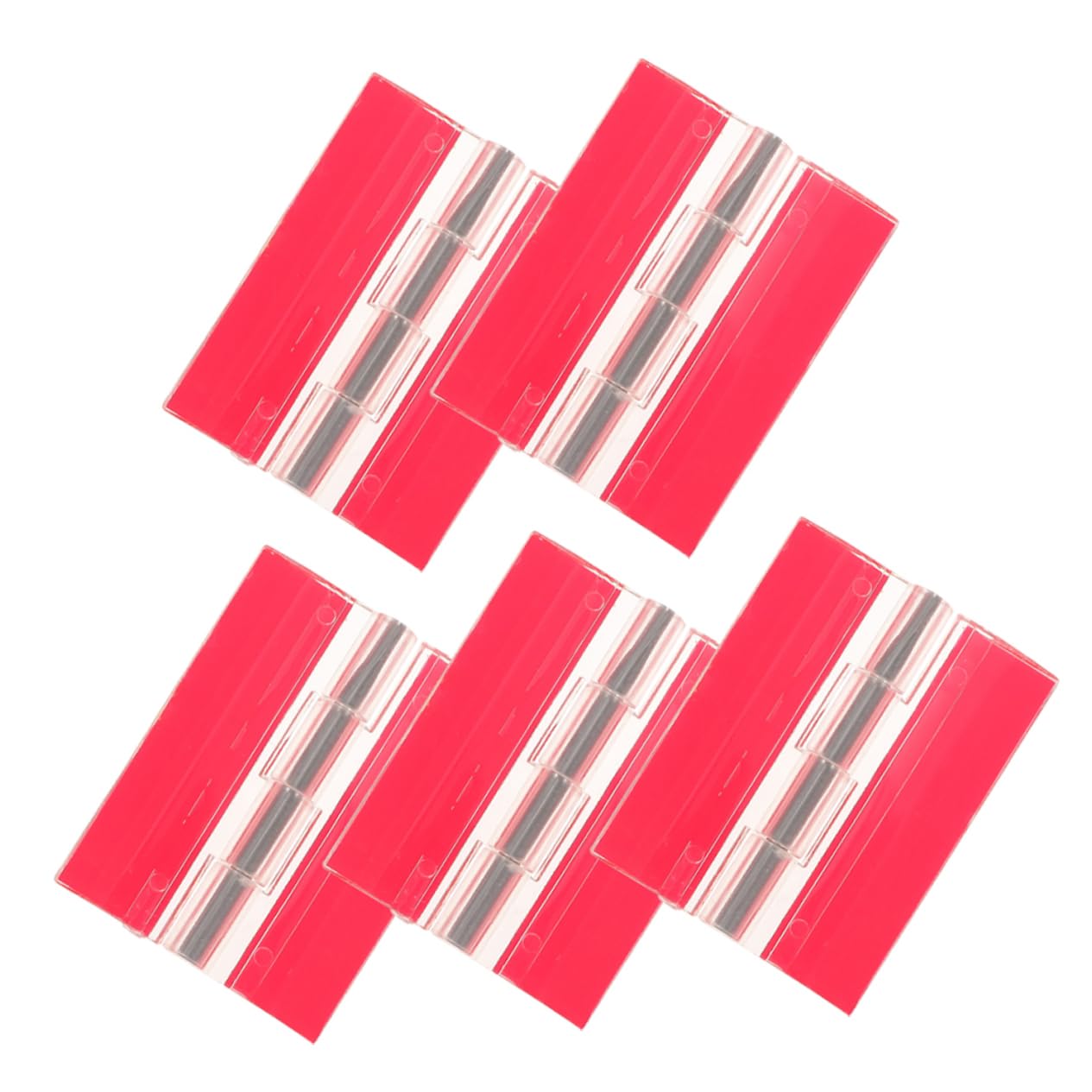 QUMIIRITY Self-Adhesive Hinges for Aquarium Lid Multi-use Hinges Acrylic Lightweight Easy Installation