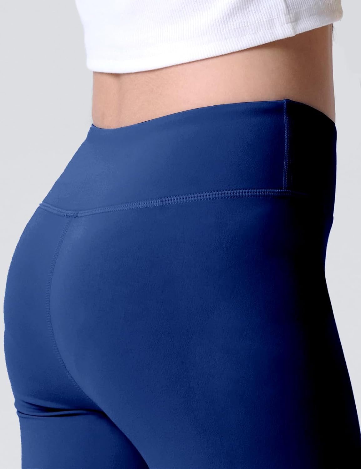 3 Pack Girls Black Athletic Leggings, Printed Ankle Length High Waisted Yoga Pants for Kids Teen - Image 3