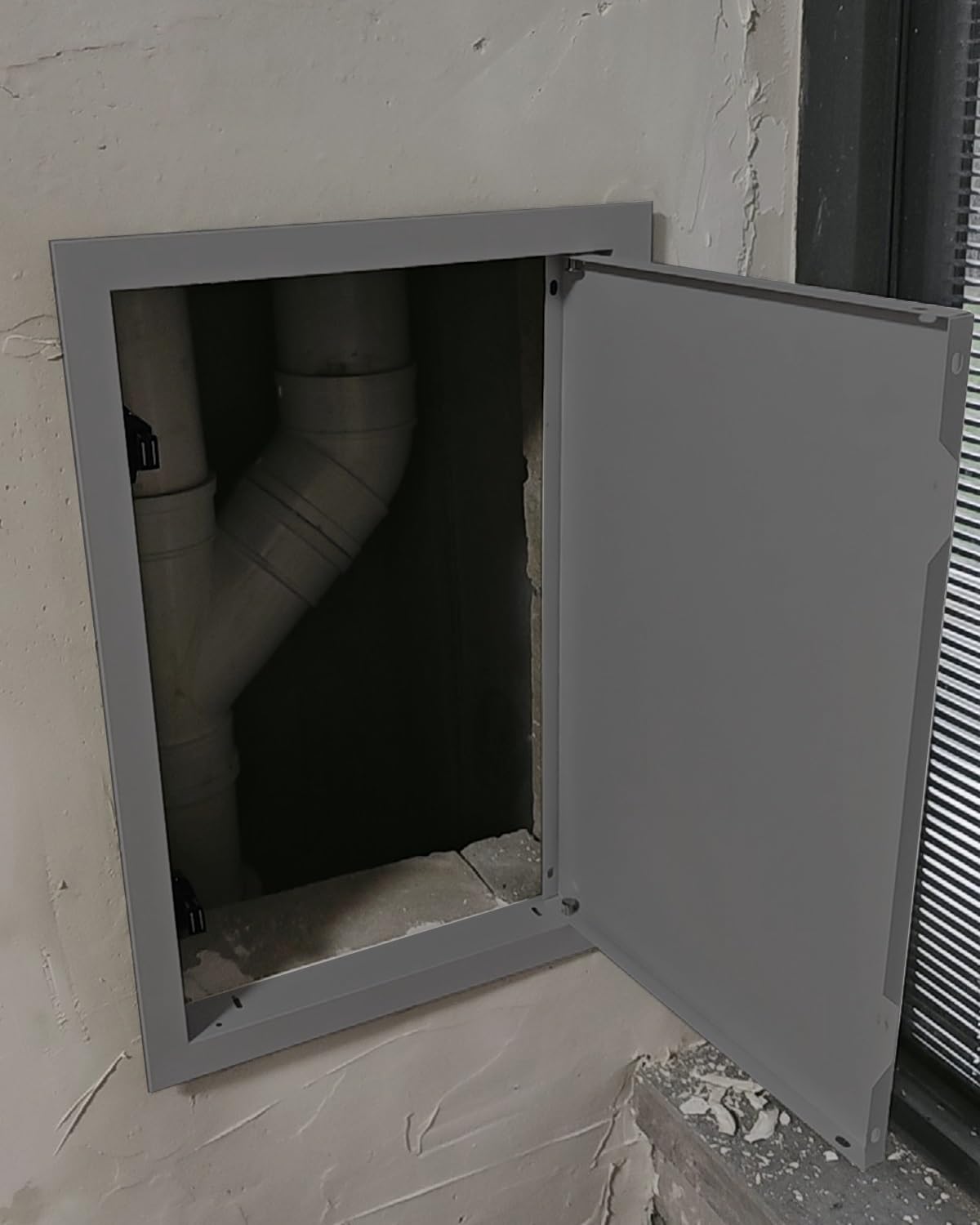 Porta di accesso per cartongesso, pannello di ispezione in metallo per condotti e fili elettrici, piastra di accesso a soffitto/parete