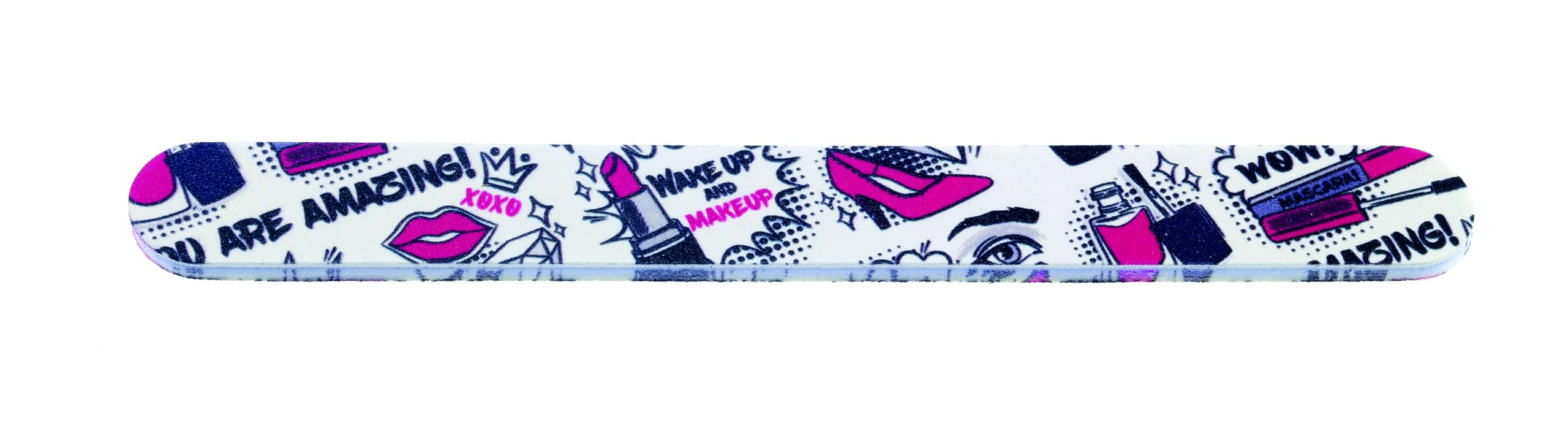 Blue Farm | Limas para uñas grano 150/240 decoraciones surtidas. 24 alternativas EX72-LC-05 expositor limas manicura decoradas grano 150/240 WHAT WOMEN WANT - 72 unidades