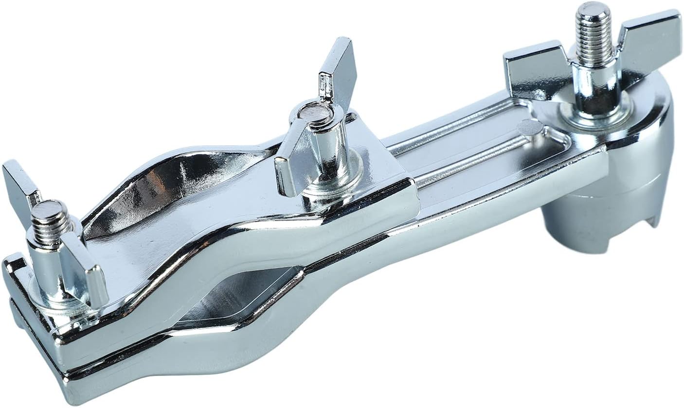NIBEMINENT Drum Clamp Metal Angle Adjustable Space Saving Multifunctional Drum Clip Cymbal Mount