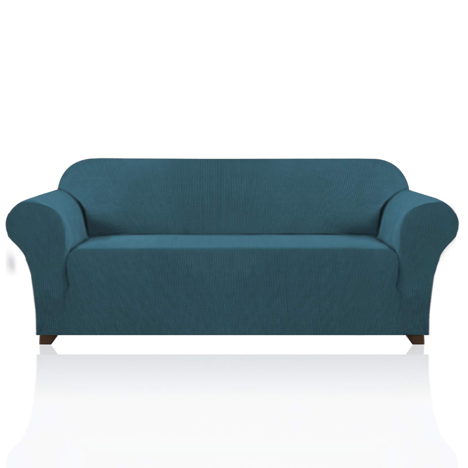 PrinceDeco Couch Covers for 3 Cushion Couch Sofa Pet Friendly Extra Large Couch Cover for Oversized Sofa Washable Furniture Protector Fitted Sofa