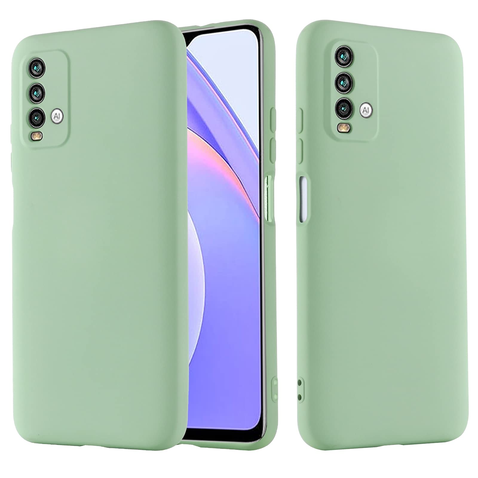 ESTH® Cover per Xiaomi Redmi 10A 4G/Redmi 9C Custodia in Silicone a ESTH® Cover per Xiaomi Redmi 10A 4G/Redmi 9C Custodia in Silicone a