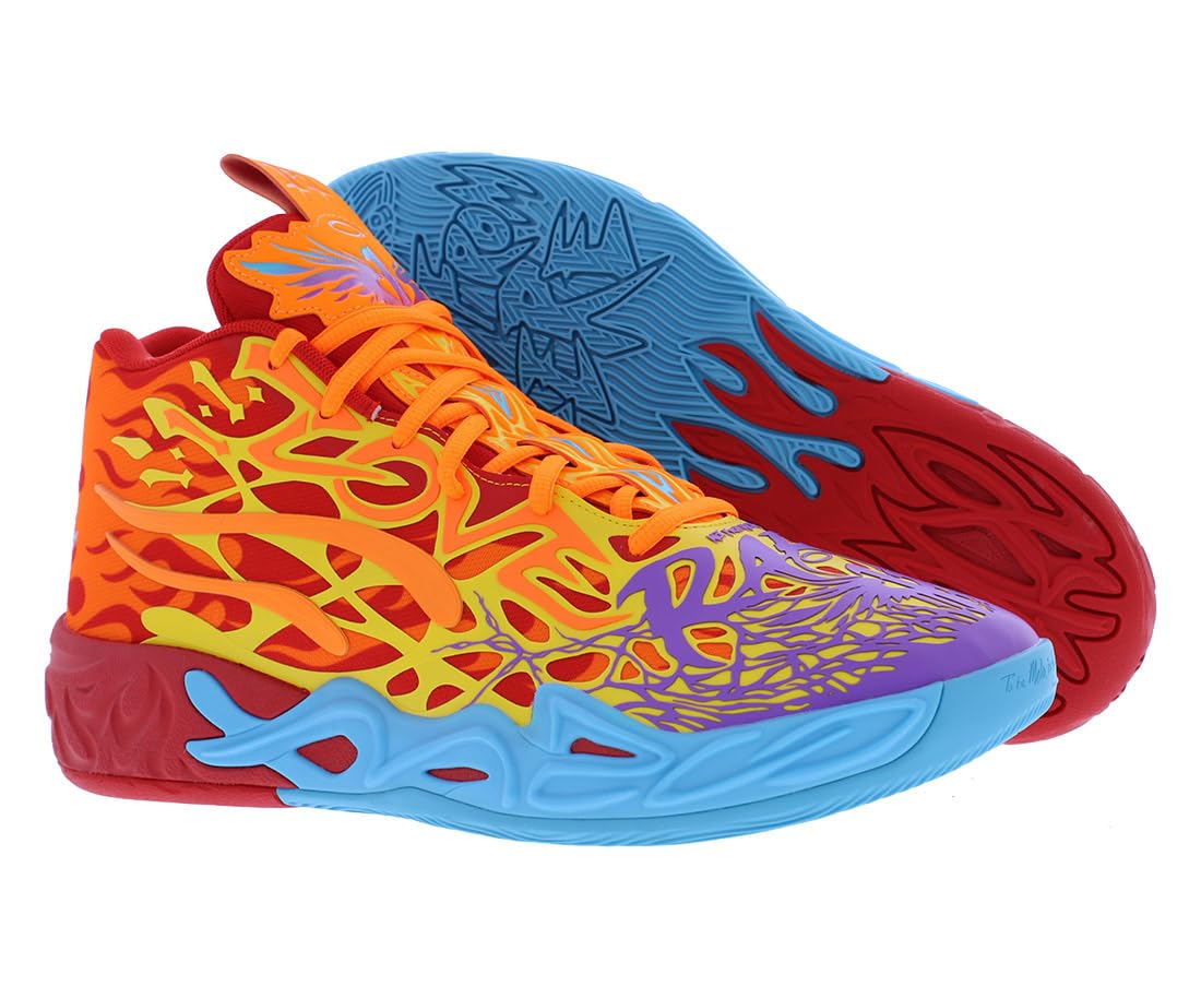 PUMA Mens Mb.04 Phoenix Basketball Sneakers Shoes - Red - Size 10 M