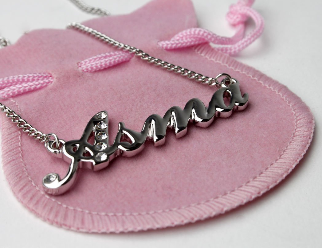 Zacria Arabic Name Necklaces Asma 