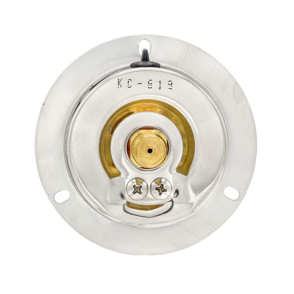 PIC Gauge PRO-204L-254F - Medidor de presión de montaje en panel frontal de glicerina con caja de acero inoxidable, interior de latón, lente de plástico, tamaño de esfera de 2-1/2", macho NPT, 1/4" 0, 160 psi