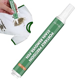 Removedor de Manchas de Lavanderia, Caneta Branqueadora de Roupas com 9g, Suprimentos portáteis para remoção de manchas de viagem para manchas de café, comida, óleo e chá de decomposição Pasukit