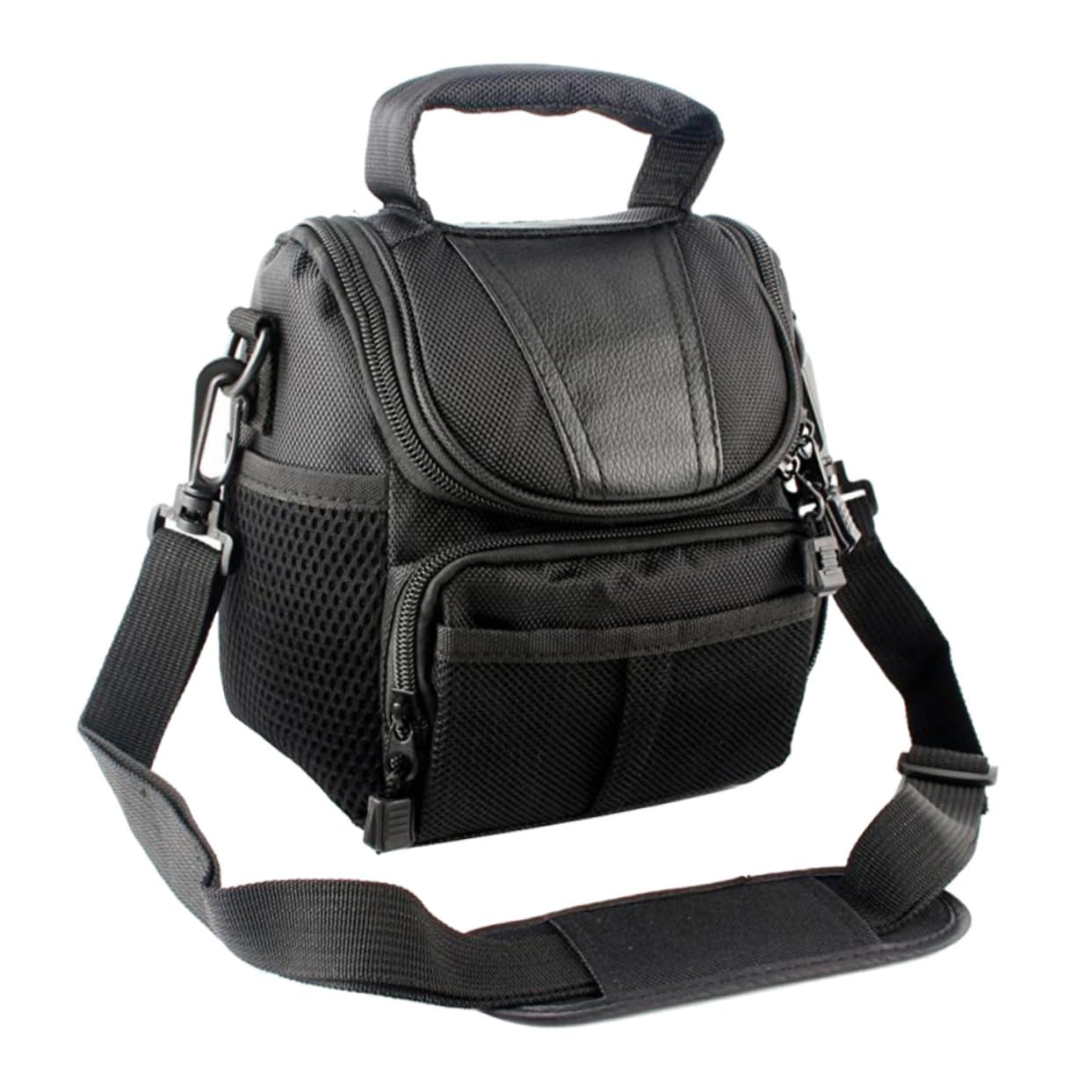 Gadpiparty 1pc Camera Bag Backpacks for Traveling Carry on Camera Carrying Bag Camera Pouch Black Messenger Bag Camera Storage Pouch Canvas Rucksack Nylon Diagonal Span D40 Storage Bag-image-28