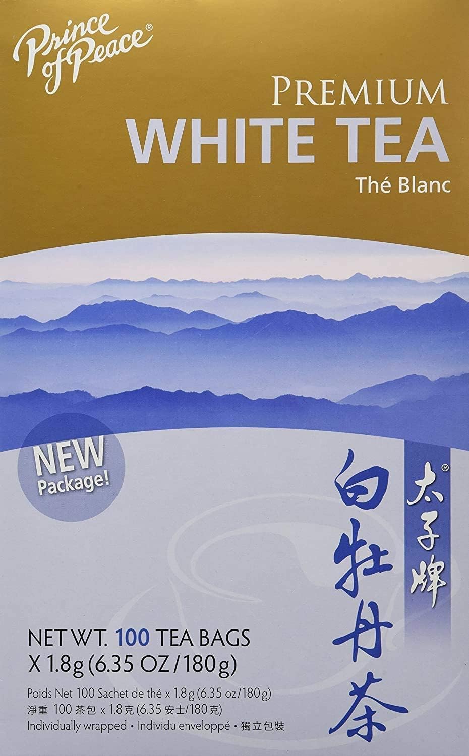 White Peony Tea Prince of Peace 100 Bag