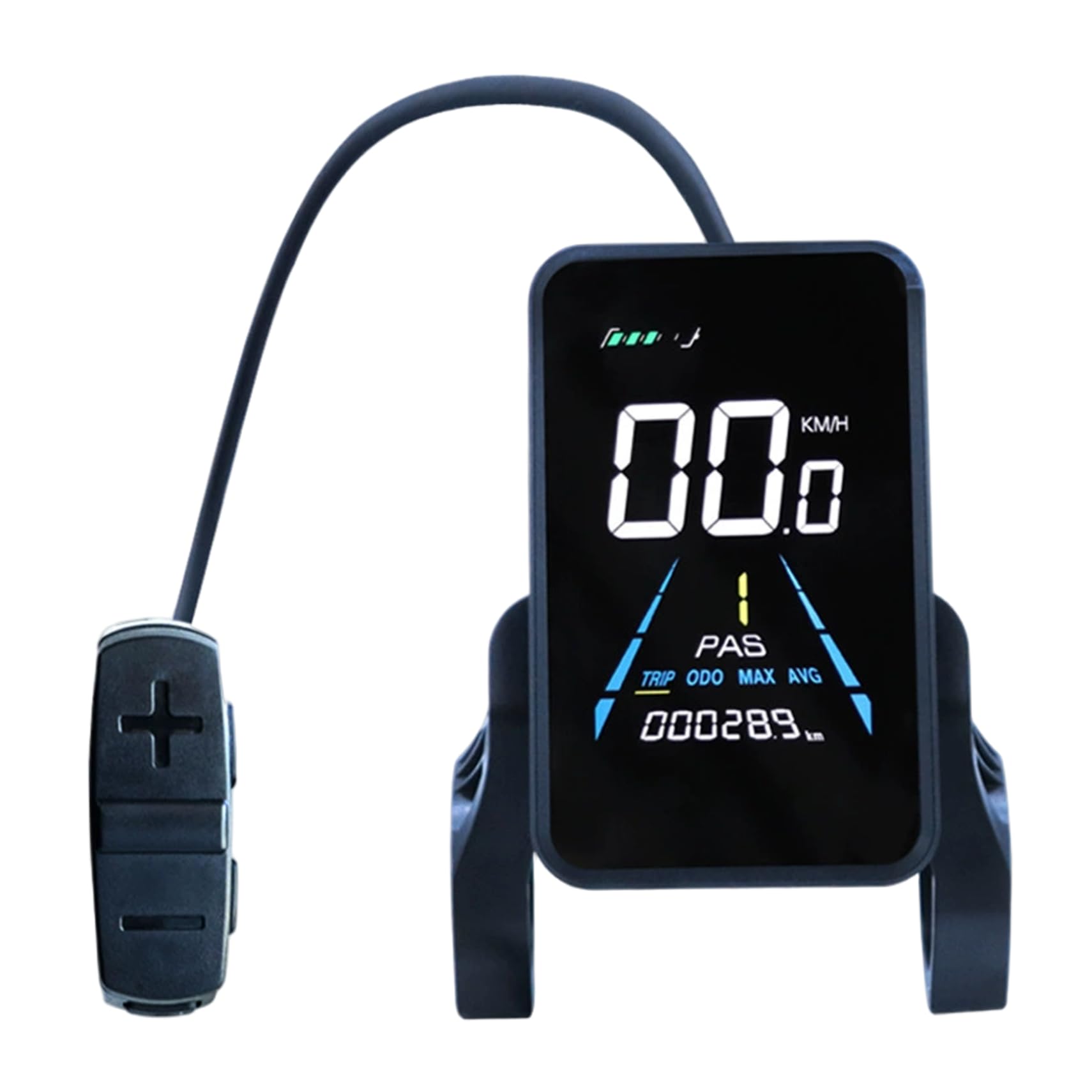 Compteur kilométrique de vélo étanche avec écran LCD clair pour VAE