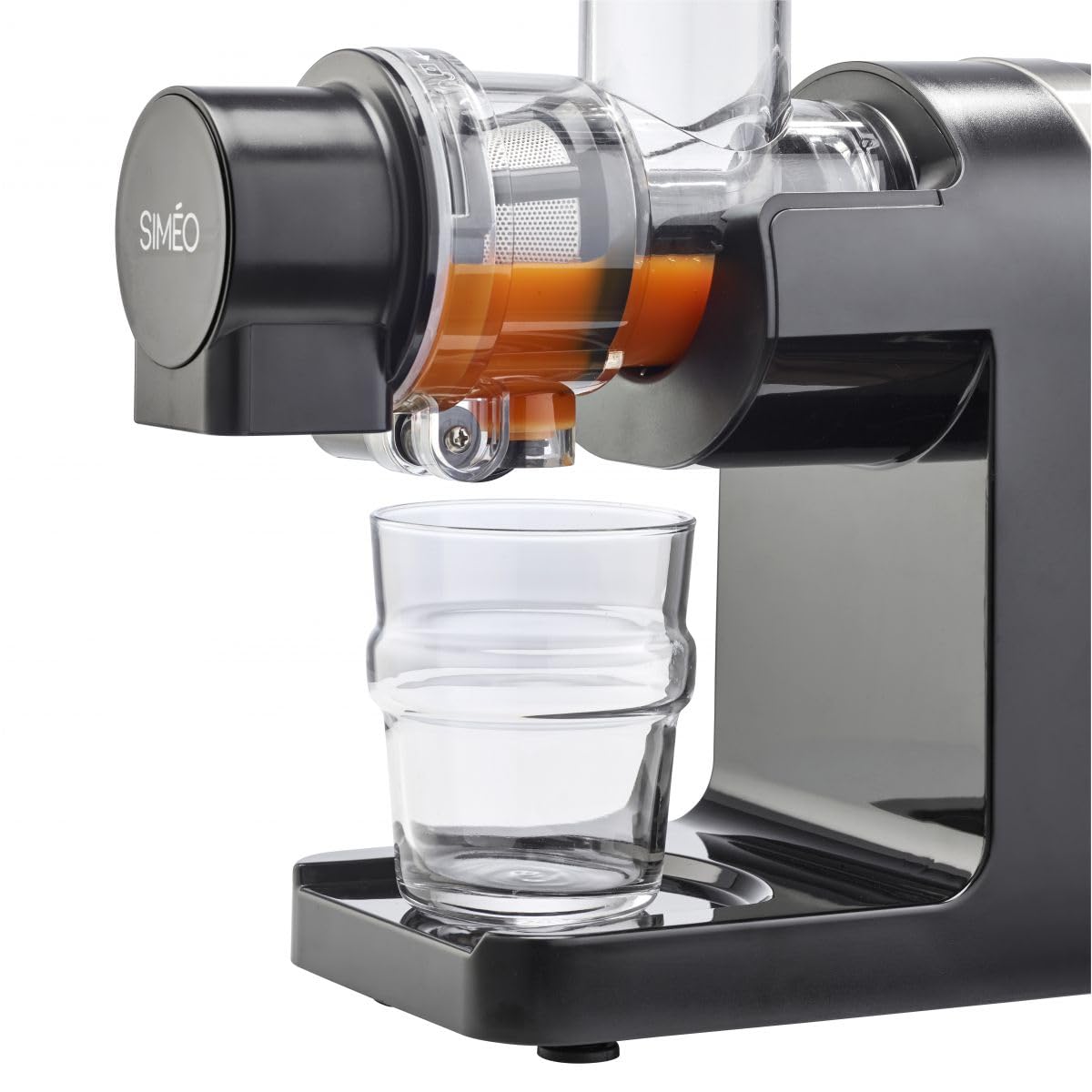 Riviera-et-Bar, PCJ677, Centrifugeuse Digitale Inox, 1300W, Rouge, Capacité 1,2L, Tube Alimentaire 84mm, Bac à Pulpe 2L, 5 Vitesses, Accessoires Inclus, Idéale pour Jus Frais Maison