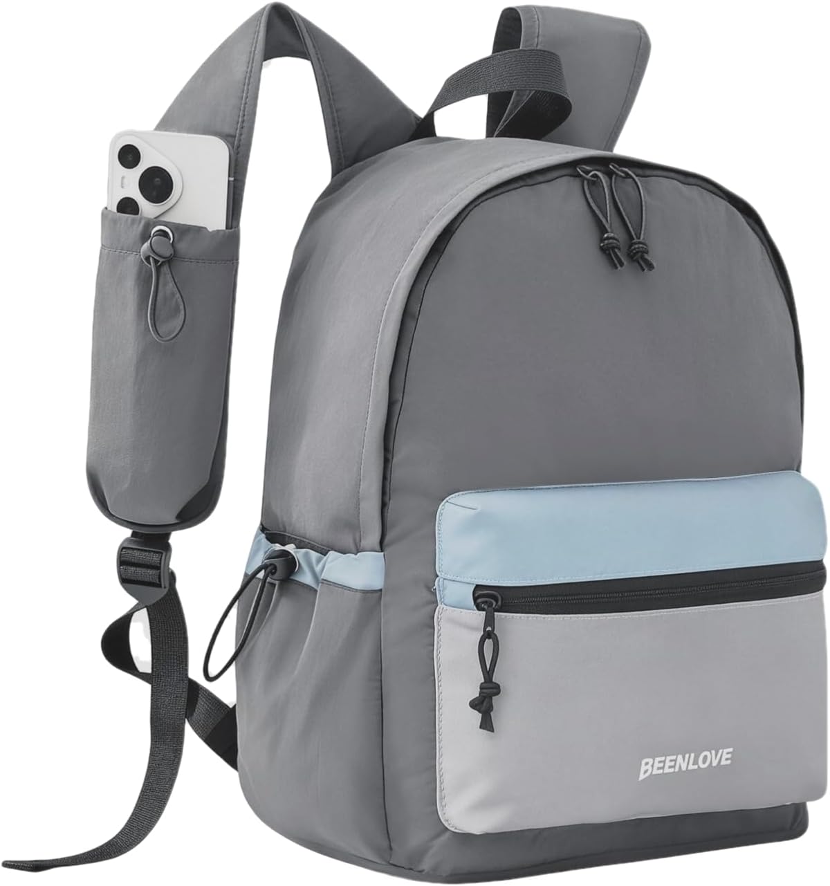 Lightweight Hiking Bag 16L Waterproof,Foldable Backpack for Hiking Essentials,Packable Back pack for Cycling Gym,Grey