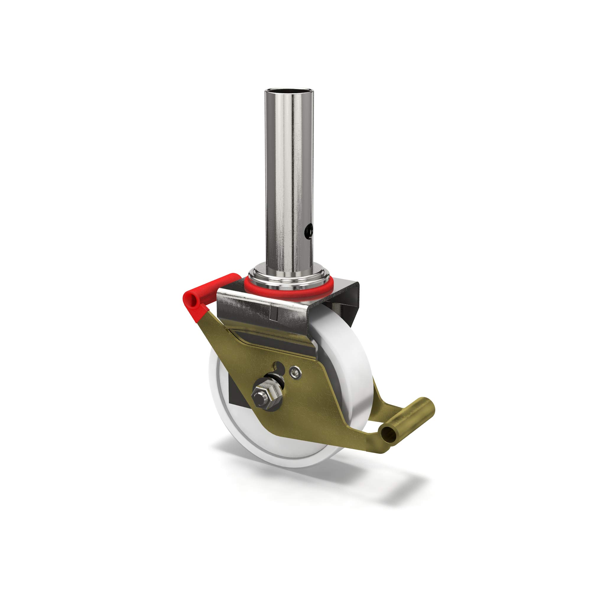 Lenkrolle 3,0kN mit Laufstopp 150 mm Durchmesser original Altrad Plettac assco✓ made in Germany✓ Baugerüst Gerüst1234