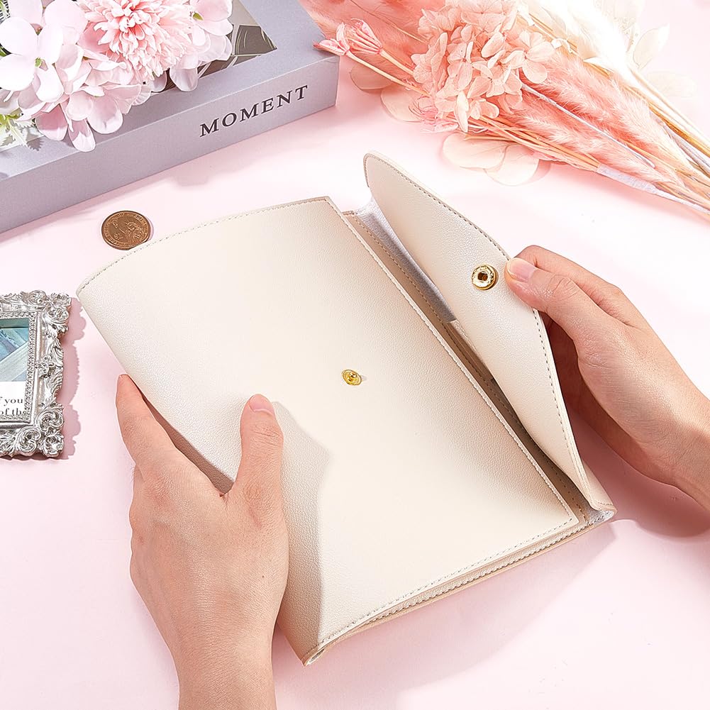 Copertina In Pelle PU Per Quaderno A5 - Con Portacarte, Portapenna E Slot Telefono, Impermeabile - Foto 7