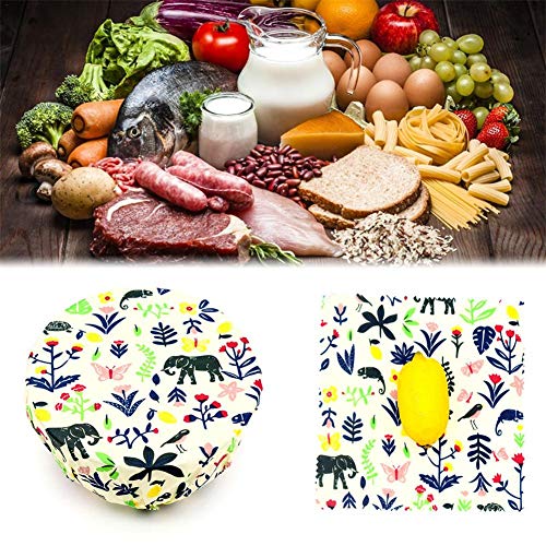 Colinsa Beeswax Preservation Wrap - Reusable Food Preservation Cloth Wrap - for Kitchen Breads Vegetables