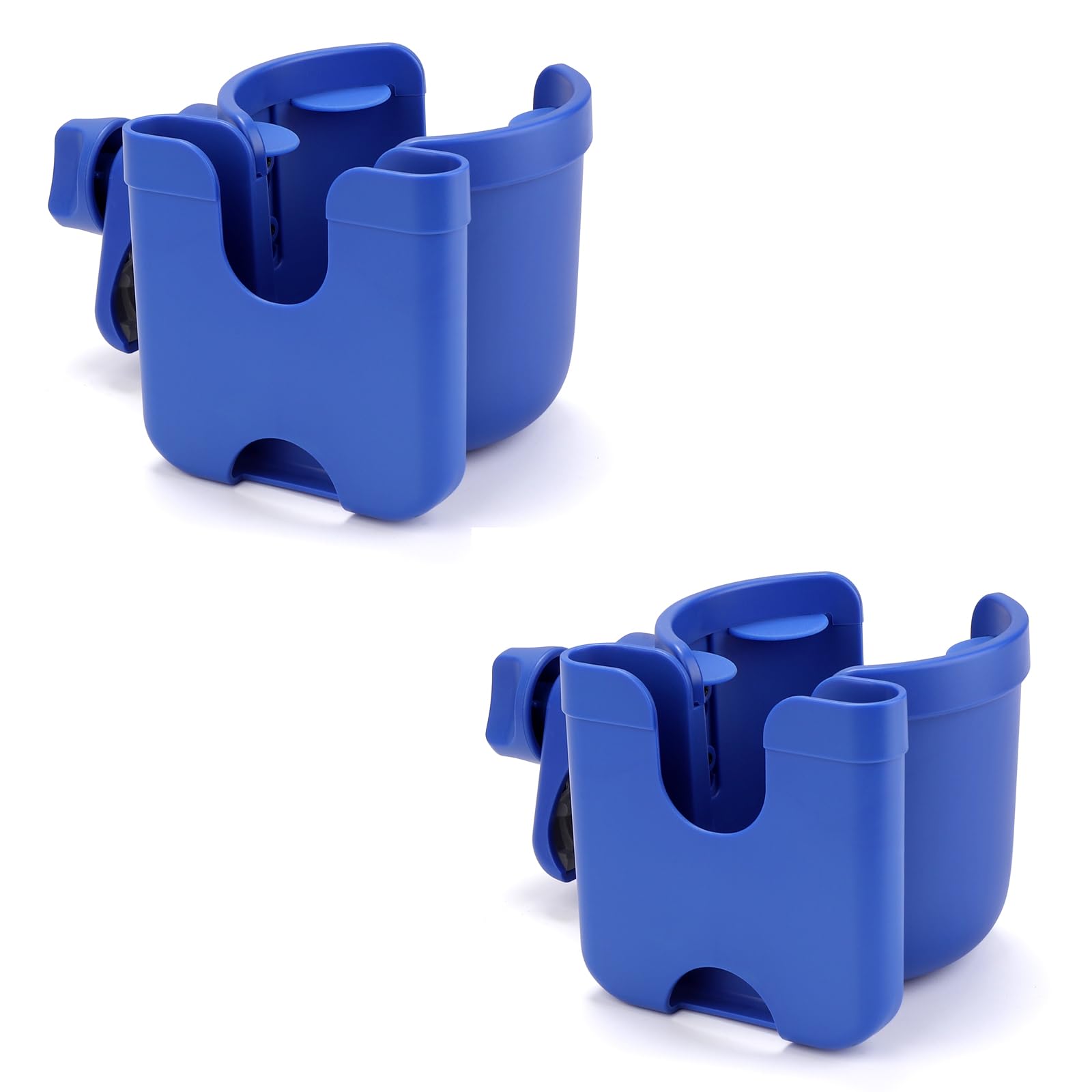Accmor Stroller Cup Holder with Phone Holder, Bike Cup Holder, Walker Scooter Wheelchair Cup Holder Attachment, Universal Cup Holder for Uppababy Graco Strollers