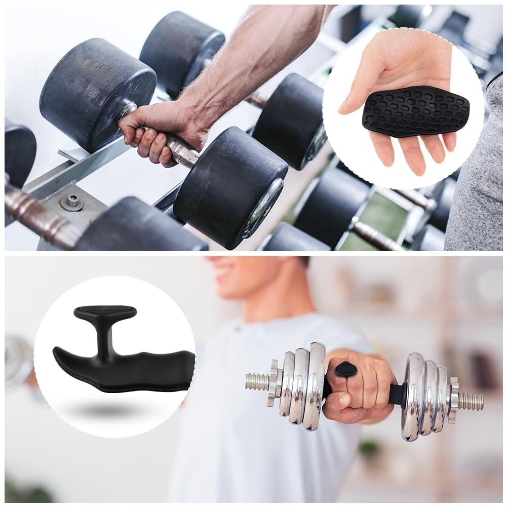flintronic Impugnature da Palestra Antiscivolo in Silicone per Sollevamento Pesi e Trazioni