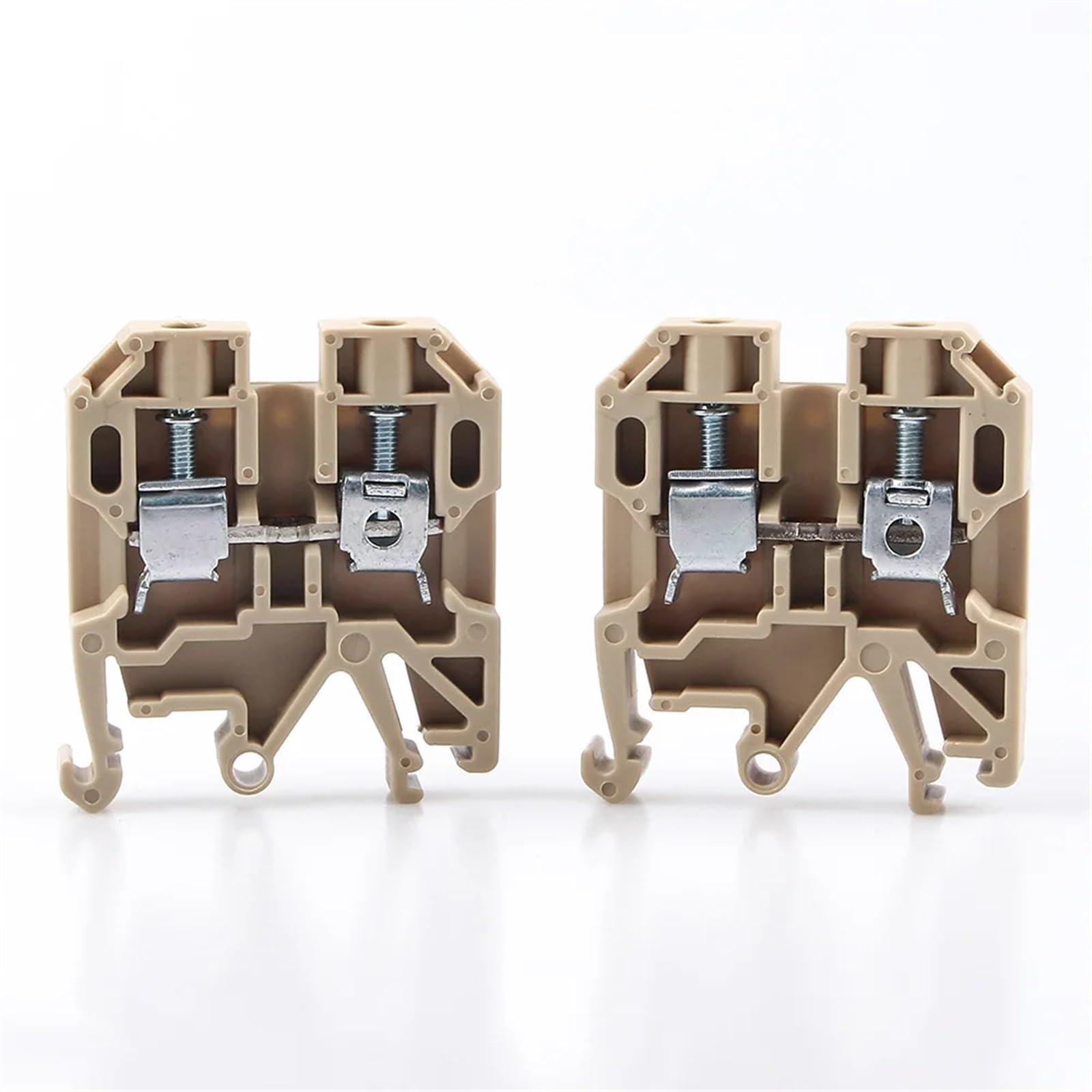 Conductor de cable de SAK-4EN, 10 Uds., conector, conexión por tornillo, bloques de terminales de carril Din SAK4EN