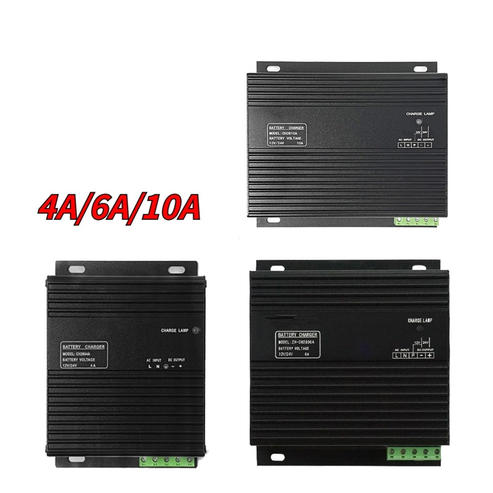 Alternato Generatore Caricabatterie Genset 12V 24V Alimentatore per generatore di commutazione per auto intelligente e affidabile 4A6A10A(CH2804A)