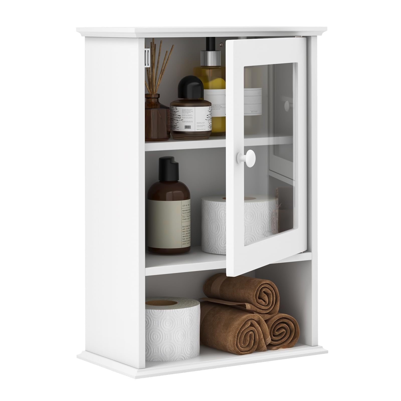 CasartUS Medicine Cabinet, White