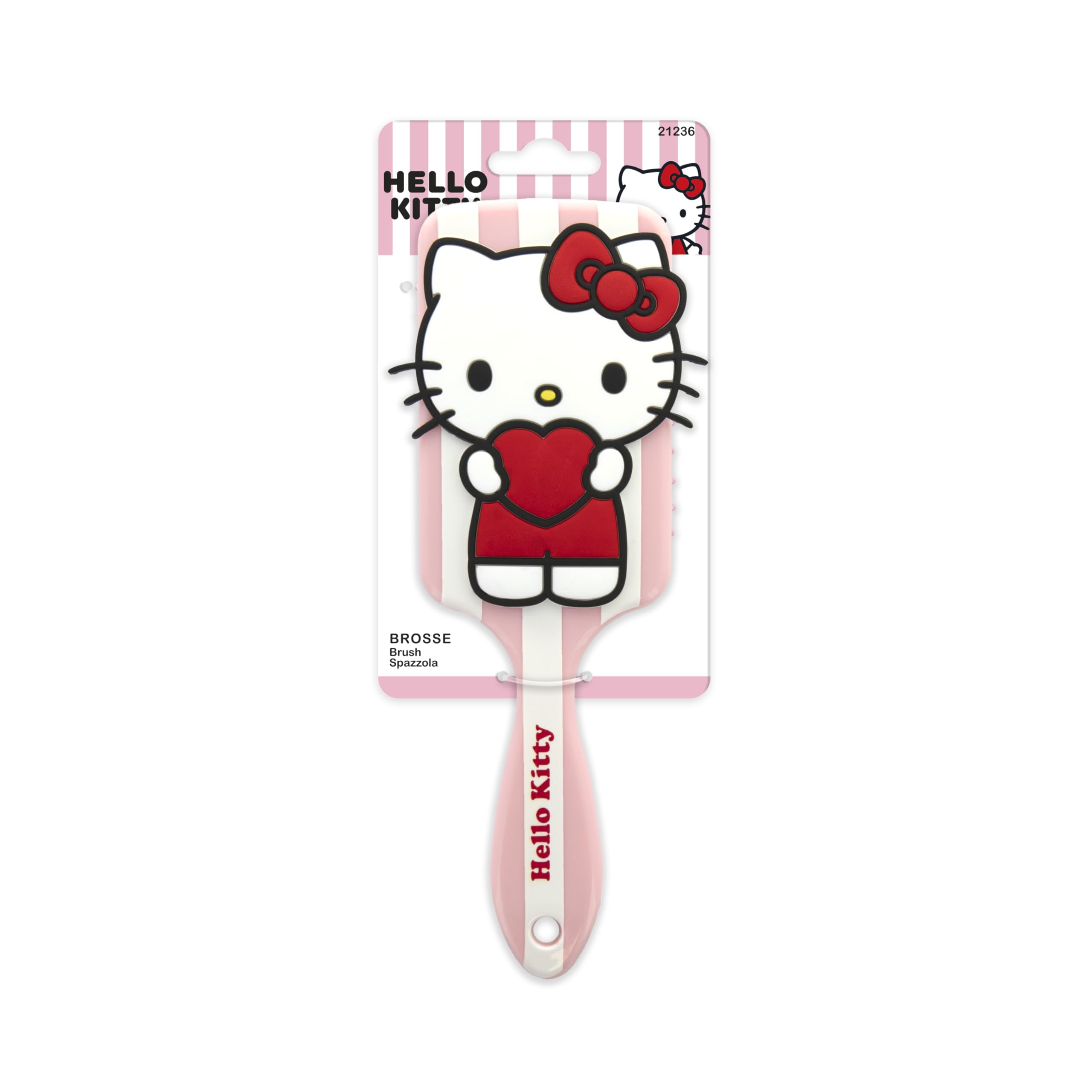 Hello Kitty - Detangling Hair Brush - Paddle Format - Official Sanrio Product