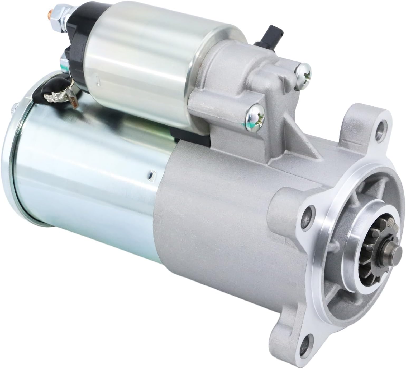 Ford Starter Replacement New for 99-13 Expedition F-150 F-250 F-350 F-450 F-550 Super-Duty, 99-13 Lincoln Navigator, 00-05 Excursion, 05-10 Mustang, V8 V10 4.6 5.0 5.4 6.2 6.8L, 6646N