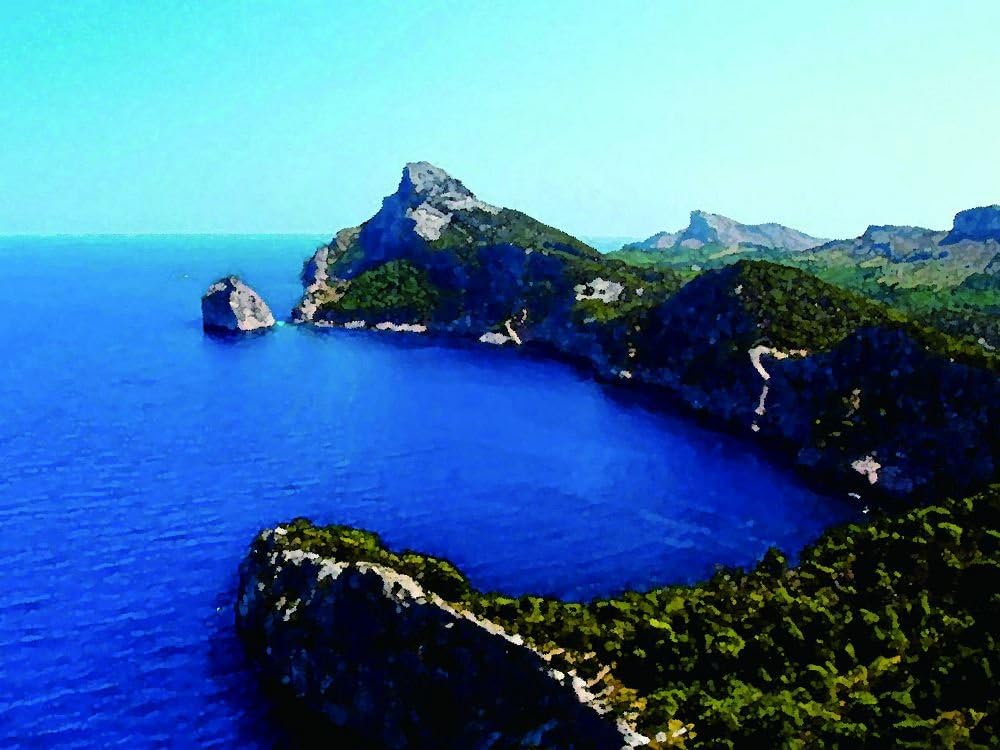 Art Print Wall Stickers, Posters Mallorca 20x28 inches Tools & Home Improvement