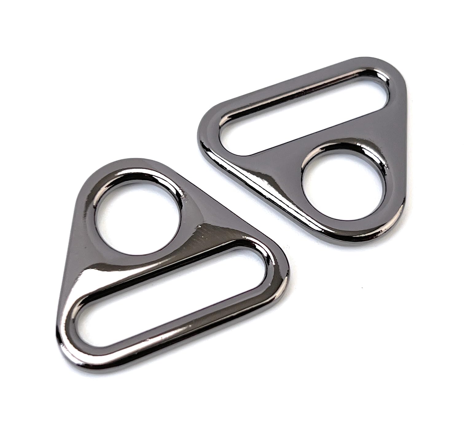 VersaKits 8 Pcs Metal Triangle Rings Heavy Duty Triangle Buckles D Rings for Strap Purse Bag Sewing